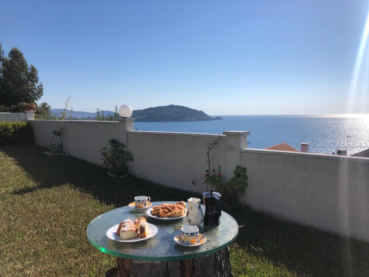 Precioso Apartamento Con Terreno Y Vistas A Cies Vigo Kültér fotó